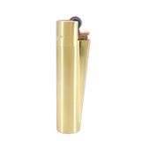 Clipper Özel Kutusunda Metal Çakmak - Mat Sarı (Brushed Gold)