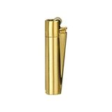 CLİPPER Sarı Renkli Gold Metal Çakmak Premium Tasarım Rüzgar Geçirmez Taşınabilir Özellikte