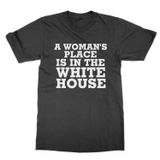 Clique Clothing A Womans Place is in The White House Tişört, siyah, XXL