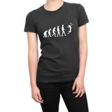 Cliquewear Voleybolcu Tişörtünün Evrimi Siyah Erkek T-Shirt