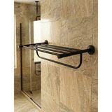 Clk Banyo Bella 50 cm Banyo Havluluğu - Duvara Montajlı Fonksiyonel Havlu Askısı Sıyah
