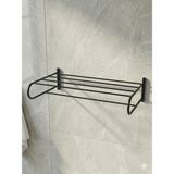 Clk Banyo Bella Banyo Raf Havluluk Duvara Montajlı 45 cm - Modern Banyo Düzenleyici Sıyah