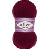 Clk Cotton Gold Alize 5 Li Yumak Cotton Gold 57 Bordo ( 5 Adet Yumak )