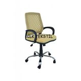 Clk Fileli Petek Ofis Büro Bilgisayar Koltuğu Sandalyesi Krom Ayak