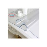 CLK Home 1,5 mm kalınlık 90x150 şeffaf pvc masa örtüsü cam gibi saydam masa sehpa koruyucu muşamba