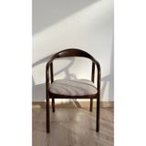 Clk Home Ahşap Yılan Sandalye Mutfak Cafe Sandalyesi Acı Kahve