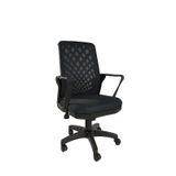 Clk Home Büro Ofis Çalışma Koltuğu Tekerli Döner Sandalye Siyah