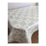 CLK Home Gri Pvc Astarlı Muşamba Plastik Silinebilir Masa Örtüsü