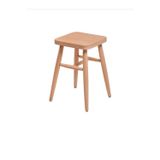 Clk Home Ham Ahşap Torna Kare Tabure 45 Cm