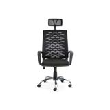 Clk Home Panorama Fileli Müdür Koltuğu Ofis Fileli Koltuğu Başlıklı Büro Ofis Koltuğu Siyah