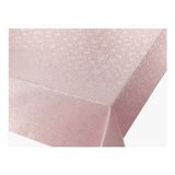 CLK Home Pudra Pembe Pvc Astarlı Muşamba Plastik Silinebilir Masa Örtüsü - 100 x 140 cm