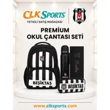 CLK Sports Beşiktaşl Okul Çantası , Kalem Çantası , Termos Matara Premium Okul Seti