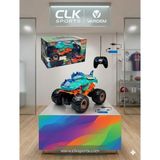 CLK Sports Şarjlı Monster Canavar Araba , Uzaktan Kumandalı Full Fonksiyon - Turkuaz