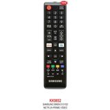 CLK TEKNOLOJİ Samsung Smart Tv Kumandası Netflix Prime Video Tuşlu Bn59-01315D Pil Hediyeli