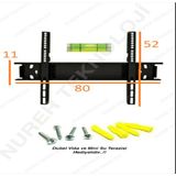 Clk Teknoloji Sharp 80" Inç - 203 Ekran Tv- Lcd-Led-Monitör Televizyon Sabit Duvar Askı Aparatı - Metal