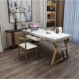ÇLM3601 Modern Dikdörtgen Çalışma Masası Mdf Metal Ayaklı - Belirtilmemiş - Renkli