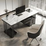 ÇLM40406 Modern Gri Mdf Çalışma Masası - Çok Renkli - Belirtilmemiş