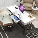 ÇLM4608 Modern Dikdörtgen Çalışma Masası Ahşap Metal Ayaklı - Belirtilmemiş - Renkli