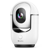 Cloarks 2K Pan/Tilt Güvenlik Kamerası, AI Hareket Algılama ile Ev Güvenliği için WiFi Kapalı Kamera, Telefon Uygulamalı Bebek/Evcil Hayvan Kamerası, Renkli Gece Görüşü, 2 Yönlü Ses, 24/7, Siren, TF/Bulut