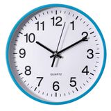 Clockswise Mavi 8 - Analog Saat Sessiz, Duvar, Ofis Masası, Masa ve Raf için Tik Takmaz - Pille Çalışır Ev Ofis, Çiftlik Evi Mutfak Dekoru, Banyo, Okul ve Yatak Odası Dekoru için Mükemmel