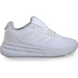 Clodi Comfort White Üniseks Spor Ayakkabı - Nefes Alabilen Hafif Triko Taban Günlük Yürüyüş Ayakkabısı - Beyaz