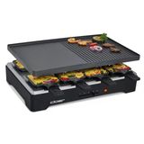 Cloer 6446 Raclette Izgara, 8 Tavalı, Döküm Alüminyum Plaka