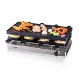 Cloer 6454 Raclette Izgara, 8 Tavalı, Yapışmaz Kaplama 1200 W