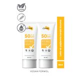 Clooe 2’li Güneş Kremi SPF 50 | Leke Karşıtı – Vegan – Glutensiz – 50ML x 2