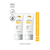 clooe 2'li Organik Vegan Hipoalerjenik Glutensiz 50 Spf Güneş Kremi (50ML) Clooe