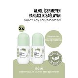 clooe 2'li Saç Kolay Tarama Spreyi 150 ml - Dolaşıklık Açıcı - Organik Aloe Vera İçerikli - Durulanmayan Saç Bakımı