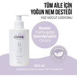 clooe Bebek Losyonu 250 ml - Organik Argan Yağı & Organik Zeytinyağı İçerikli - Vegan