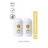 Clooe Doğal Roll On Unisex Ter Kokusu Önleyici (50Ml) - 2’Li Fırsat Paketi