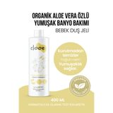 clooe Hassas Ciltler İçin Vegan Bebek Duş Jeli Aloe Vera Özlü Nemlendirici ve Yatıştırıcı 400ml