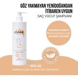Clooe Organik Bebek & Çocuk Saç ve Vücut Şampuanı 400 ml - Göz Yakmayan - Vegan - Gül Suyu & Kekik Özlü - 0 - 18 Ay