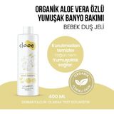 Clooe Organik Sertifikalı Hassas Ciltler Için Nazik Temizleme Sunan Günlük Bakıma Uygun Bebek Duş Jeli 400 ml