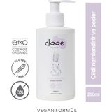 Clooe Organik Sertifikalı Yenidoğan Uyumlu Hızlı Emilen Yağlı His Bırakmayan Bariyer Güçlendirici Argan Yağlı Nemlendirici Bebek Losyonu - Yüz ve Vücut Bakımı