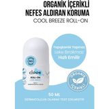 Clooe Vegan Alüminyum ve Alkol İçermeyen Organik Aloe Veralı Karartmayan Unisex Cool Breeze Deodorant Roll-On - 50 ml