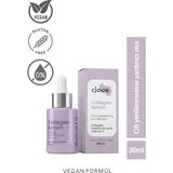 Clooe Vegan Glutensiz Hidrolize Kolajenli Hyaluronik Asit Kompleksli ve C Vitaminli Aydınlatıcı Dolgunlaştırıcı Yüz Serumu - Hızlı Emilen Yoğun Bakım Serumu