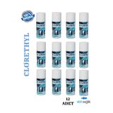 Clorethyl Soğutucu Sprey 150 ml 12Adet Anestezik ve Lazer Epilasyon için