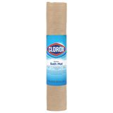 Clorox By Duck marka kauçuk banyo paspası, küvet paspası, kaymaz küvet paspası, konfor ve güvenlik için vantuzlu, 40 x 90 cm, boz kahverengi