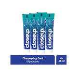Close Up Diş Macunu Icy Cool Ağız Bakım Suyu Etkili 4 x 50 ML