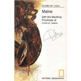 Close - Up: U.s.a Maine With The Maritime Provinces Of Close - Up Canada - National Geographic (Harita Map)