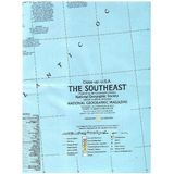 Close - Up: U.s.a The Southeast Produced By The Cartographic Division - National Geographic (Harita Map)