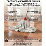 Clothyx Sihirli Mikrofiber Temizlik Mopu 65*75 1 Adet - Açık Yeşil