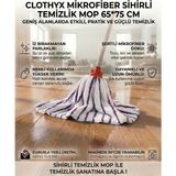 Clothyx Sihirli Mikrofiber Temizlik Mopu 65*75 1 Adet - Mor
