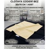 Clotyhx Güderi Temizlik Bezi 50*70 1 Adet - 50 x 70 cm - Sarı