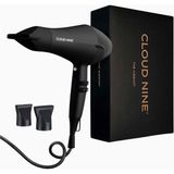 Cloud Nine Airshot Saç Kurutma Makinesi, 2000W, Seramik Isıtıcı, Antistatik Teknoloji, 3 Sıcaklık ve Güç Ayarı - Siyah
