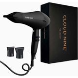 Cloud Nine Airshot Saç Kurutma Makinesi, 2000W, Seramik Isıtıcı, Antistatik Teknoloji, 3 Sıcaklık ve Güç Ayarı - Siyah