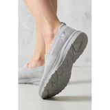Cloudwalk Comfort Buz Gri Rahat Günlük Yumuşak Tabanlı 4 Mevsim Trend Kadın Slip-On Sneaker Ayakkabı