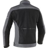 Clover Netstyle-3 Wp Korumalı Kadın Motosiklet Montu Siyah Gri Kırmızı - XS - Siyah - Gri - Kırmızı